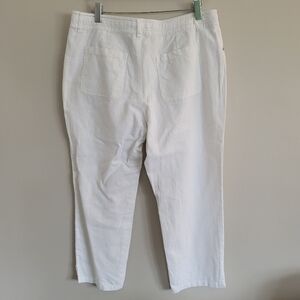 Tribal Linen Blend Capris